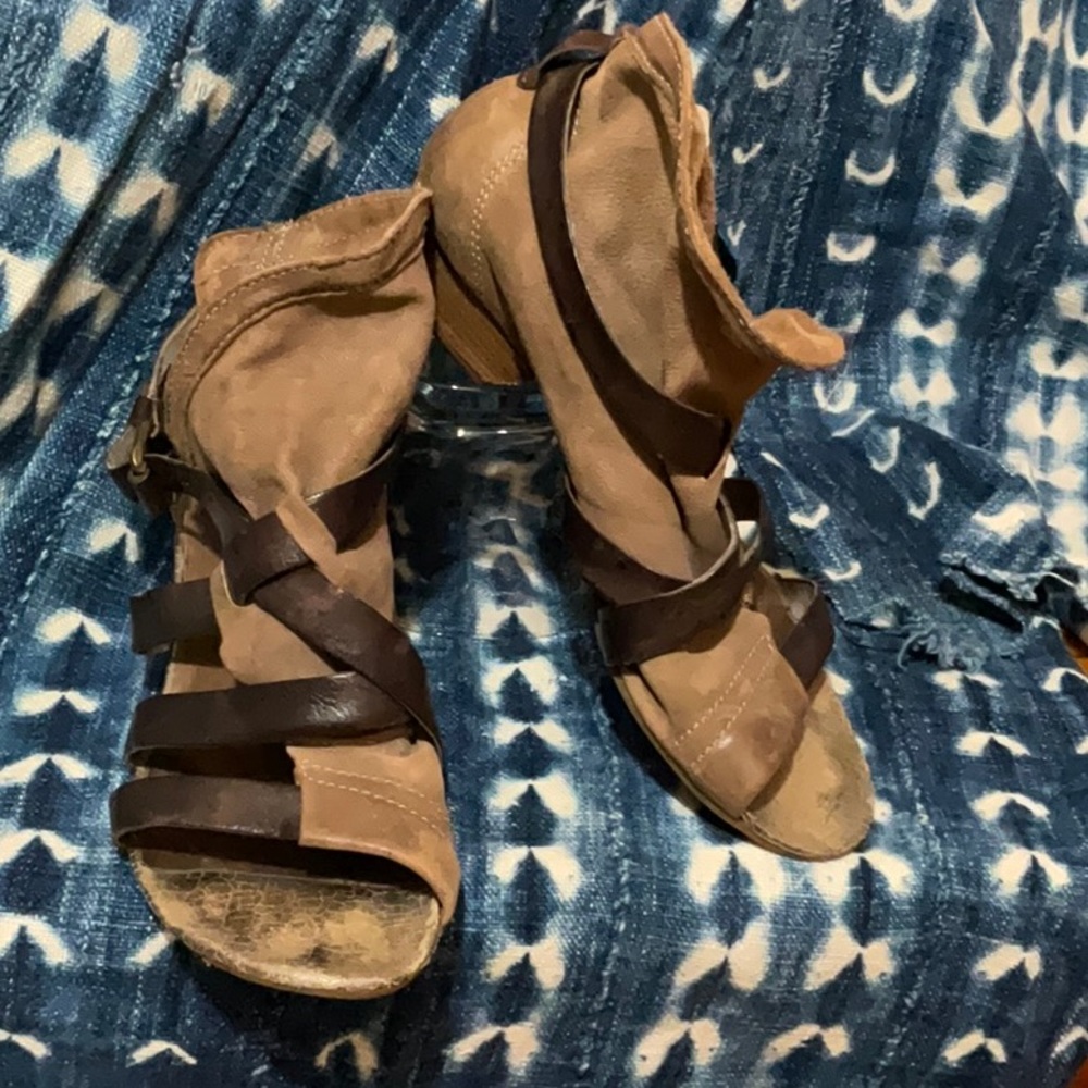 AS98 Brown Leather Sandals